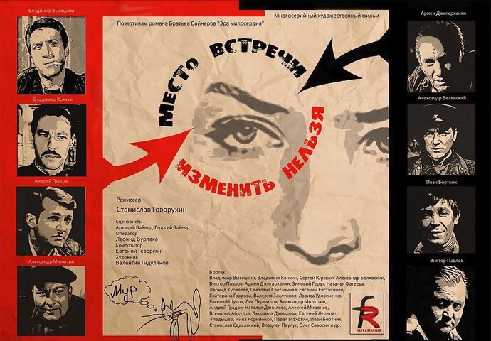 Место встречи изменить нельзя 1979 постер